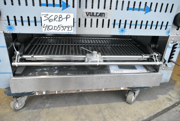 BRAND NEW SCRATCH AND DENT! Vulcan 36RB-P Stainless Steel Commercial Gas Powered Cheese Melter. - Image 4 of 8