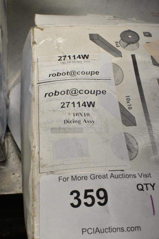 BRAND NEW SCRATCH AND DENT! Robot Coupe 27114W 10x10 Dicing Assembly - Image 3 of 5