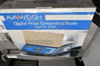 BRAND NEW SCRATCH AND DENT! AvaWeigh 334PCS15 15 lb. Digital Price Computing Scale