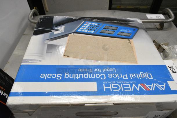 BRAND NEW SCRATCH AND DENT! AvaWeigh 334PCS15 15 lb. Digital Price Computing Scale - Image 2 of 3