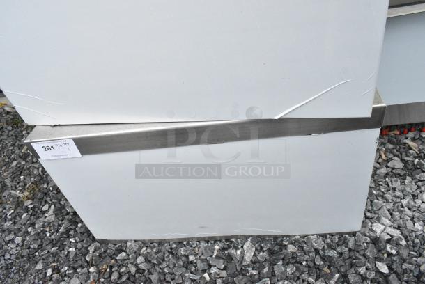 BRAND NEW SCRATCH AND DENT! Steelton 522MS242412 24" x 24" x 12" 16 Gauge 304 Stainless Steel One Compartment Floor Mop Sink - Image 2 of 3