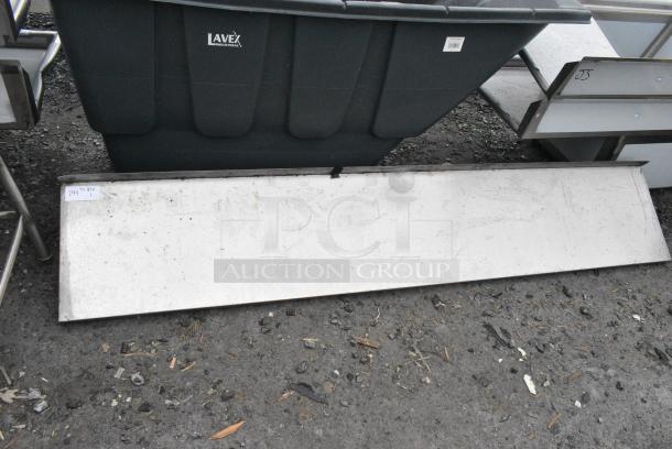 Stainless Steel Wall Mount Shelf. - Image 1 of 3