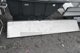 Stainless Steel Wall Mount Shelf.