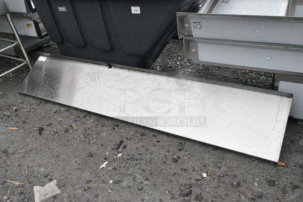 Stainless Steel Wall Mount Shelf. - Image 3 of 3