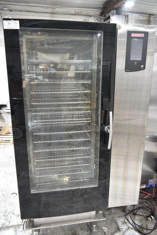 BRAND NEW! 2021 Blodgett BCT 202 Stainless Steel Commercial Natural Gas Powered Roll In Rack Full Size Combi Convection Oven w/ Rack and Touchscreen Control. - Image 5 of 8