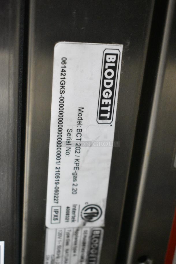 BRAND NEW! 2021 Blodgett BCT 202 Stainless Steel Commercial Natural Gas Powered Roll In Rack Full Size Combi Convection Oven w/ Rack and Touchscreen Control. - Image 7 of 8