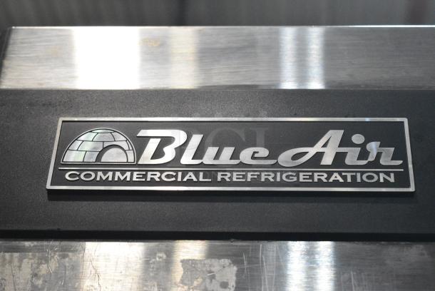 BRAND NEW! Blue Air BSR23 Stainless Steel Commercial Single Door Reach In Cooler w/ Poly Coated Racks on Commercial Casters. 115 Volts, 1 Phase. Tested and Working! - Image 2 of 5