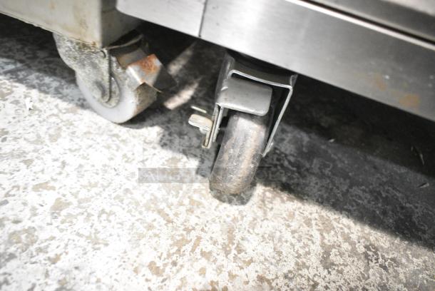 BRAND NEW! Blue Air BSR23 Stainless Steel Commercial Single Door Reach In Cooler w/ Poly Coated Racks on Commercial Casters. 115 Volts, 1 Phase. Tested and Working! - Image 3 of 5