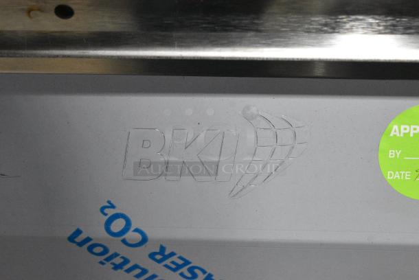 BRAND NEW! 2016 BKI HSS4-2TSQ Stainless Steel Commercial Floor Style 2 Tier Warming Display Case Merchandiser. 230 Volts, 1 Phase. - Image 3 of 3