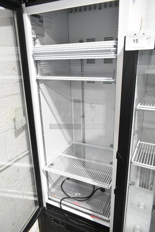 2019 Habco SE18 Metal Commercial Single Door Reach In Cooler Merchandiser w/ Poly Coated Racks. 115 Volts, 1 Phase. Tested and Working! - Image 3 of 4