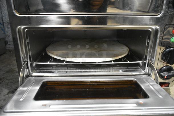 ToTo Concepts 6186 Metal Commercial Countertop Double Deck Toaster Oven. 120 Volts, 1 Phase. Tested and Working! - Image 4 of 5