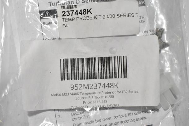 4 BRAND NEW IN BOX! Items Including 952M235420 Moffat M235420 Fan Puller for E28, E27, and E23 Series, 952M237448K Moffat M237448K Temperature Probe Kit for E32 Series, HP79213 Henny Penny 79213 Transducer-Pressure 30 Psi, HP56878 Henny Penny 56878 Gas Shock Wrench. 4 Times Your Bid! - Image 6 of 10