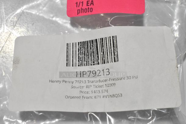 4 BRAND NEW IN BOX! Items Including 952M235420 Moffat M235420 Fan Puller for E28, E27, and E23 Series, 952M237448K Moffat M237448K Temperature Probe Kit for E32 Series, HP79213 Henny Penny 79213 Transducer-Pressure 30 Psi, HP56878 Henny Penny 56878 Gas Shock Wrench. 4 Times Your Bid! - Image 8 of 10