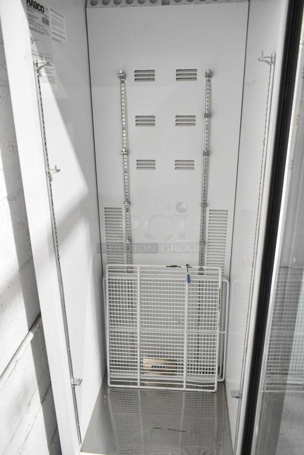 2019 Habco SE18 Metal Commercial Single Door Reach In Cooler Merchandiser w/ Poly Coated Racks. 115 Volts, 1 Phase. Tested and Powers On But Does Not Get Cold - Image 3 of 4
