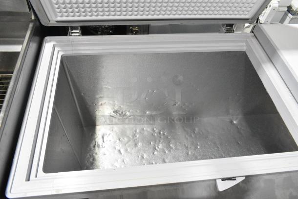 Coldline CF76 Metal Chest Freezer w/ 2 Hinge Lids. 115 Volts, 1 Phase. Tested and Powers On But Does Not Get Cold - Image 3 of 6