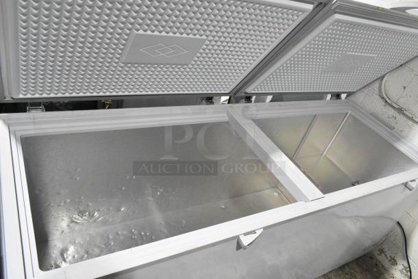 Coldline CF76 Metal Chest Freezer w/ 2 Hinge Lids. 115 Volts, 1 Phase. Tested and Powers On But Does Not Get Cold - Image 5 of 6