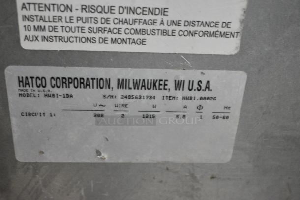 Hatco HWBI-1DA Stainless Steel Commercial Heated Steam Table Drop In. 208 Volts, 1 Phase. - Image 5 of 5