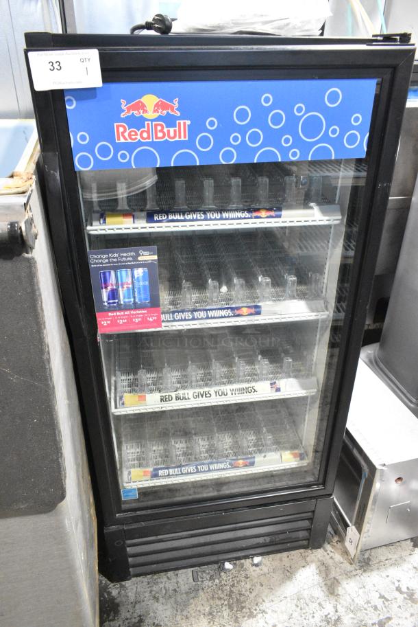 2019 True GDM-10-HC Metal Commercial Single Door Reach In Cooler Merchandiser w/ Poly Coated Racks. 115 Volts, 1 Phase. Tested and Working! - Image 1 of 3