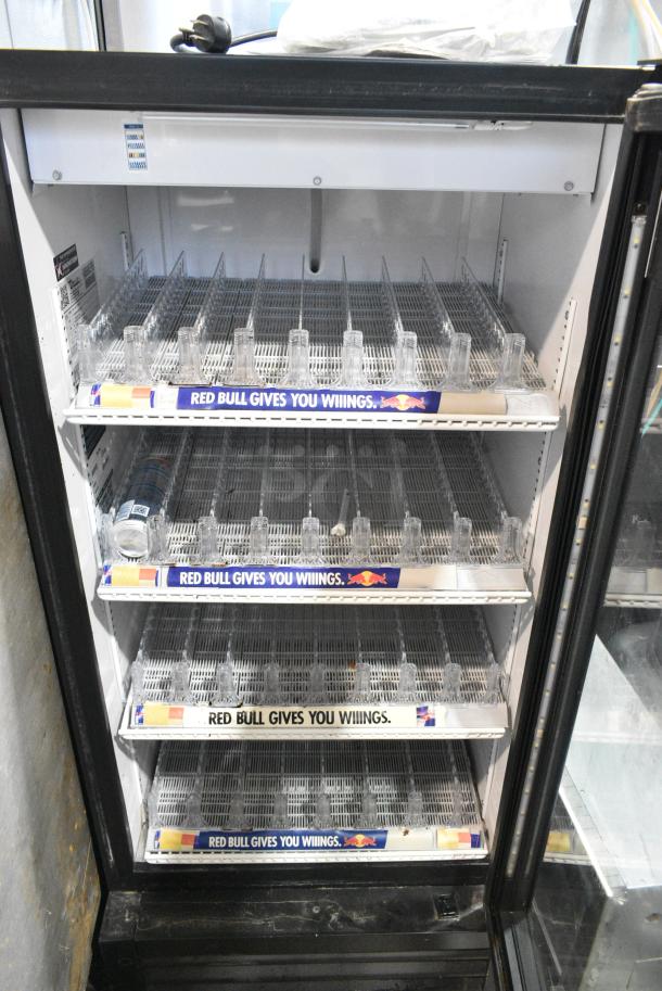 2019 True GDM-10-HC Metal Commercial Single Door Reach In Cooler Merchandiser w/ Poly Coated Racks. 115 Volts, 1 Phase. Tested and Working! - Image 2 of 3