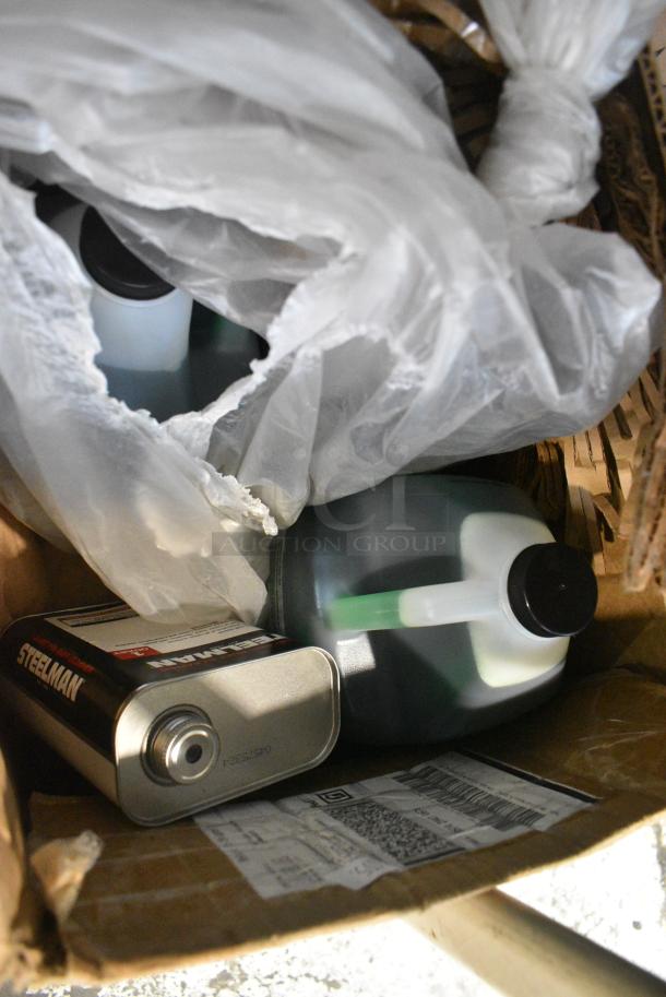 ALL ONE MONEY! Lot of Ecolab Dry All Rinse Additive, Steelman Pre Buff Cleaner, - Image 6 of 6