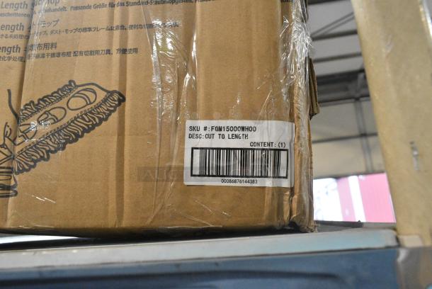 BRAND NEW! Box of Rubbermaid FGM15000WH00 Select-a-Length™ Dust Mop Roll - 40' x 5" - Image 2 of 2