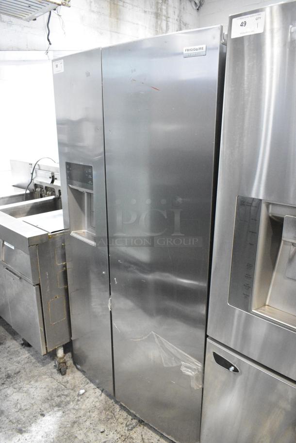 BRAND NEW SCRATCH AND DENT! Frigidaire Gallery Stainless Steel Cooler w/ Freezer and Water/Ice Dispenser. Tested and Powers On But Does Not Get Cold - Image 2 of 9