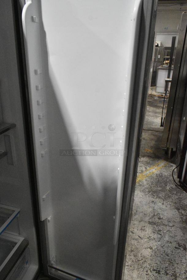 BRAND NEW SCRATCH AND DENT! Frigidaire Gallery Stainless Steel Cooler w/ Freezer and Water/Ice Dispenser. Tested and Powers On But Does Not Get Cold - Image 6 of 9