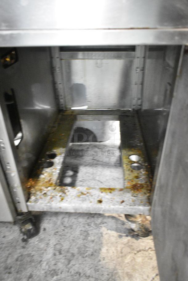 Frymaster FH217SE Stainless Steel Commercial Electric Powered 2 Bay Deep Fat Fryer w/ 2 Dumping Stations on Commercial Casters. 480 Volts, 3 Phase. - Image 14 of 17