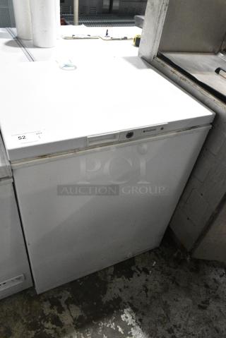 Frigidaire FFC05M5CW0 Chest Freezer, 115 Volts, 1 Phase. Tested and Powers On But Does Not Get Cold