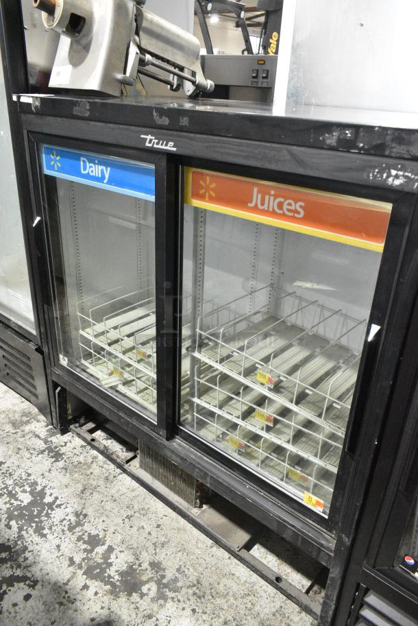 2016 True GDM-41SL-48-HC-LD Metal Commercial 2 Door Reach In Cooler Merchandiser w/ Poly Coated Racks. 115 Volts, 1 Phase. Tested and Working! - Image 1 of 5