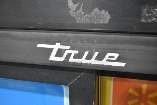 2016 True GDM-41SL-48-HC-LD Metal Commercial 2 Door Reach In Cooler Merchandiser w/ Poly Coated Racks. 115 Volts, 1 Phase. Tested and Working! - Image 2 of 5