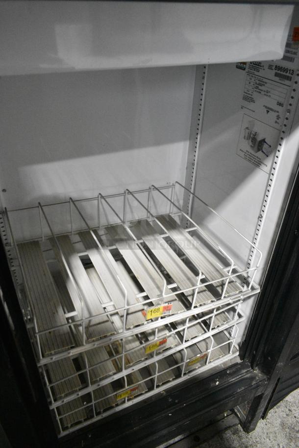 2016 True GDM-41SL-48-HC-LD Metal Commercial 2 Door Reach In Cooler Merchandiser w/ Poly Coated Racks. 115 Volts, 1 Phase. Tested and Working! - Image 4 of 5