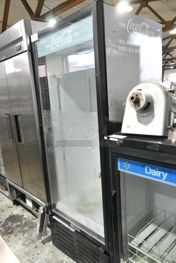 BRAND NEW SCRATCH AND DENT! Metalfrio NG26CHC Metal Commercial Single Door Reach In Cooler Merchandiser. 115 Volts, 1 Phase. Tested and Working! - Image 1 of 5