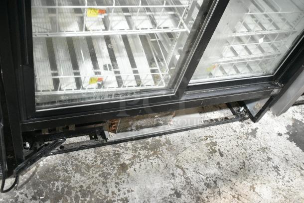 2017 True GDM-41SL-48-HC-LD Metal Commercial 2 Door Reach In Cooler Merchandiser w/ Poly Coated Racks. 115 Volts, 1 Phase. Tested and Working! - Image 2 of 6