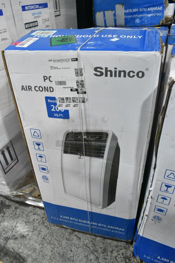 BRAND NEW SCRATCH AND DENT! Shinco SPF1-08C 4,350 BTU Portable Air Conditioner. - Image 1 of 2