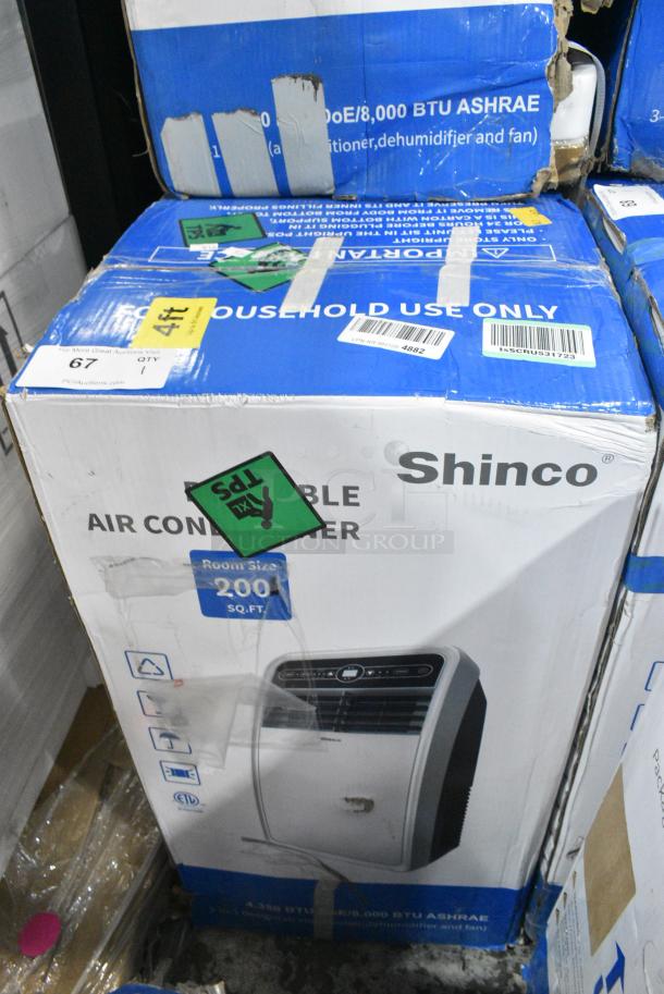BRAND NEW SCRATCH AND DENT! Shinco SPF1-08C 4,350 BTU Portable Air Conditioner. - Image 1 of 2