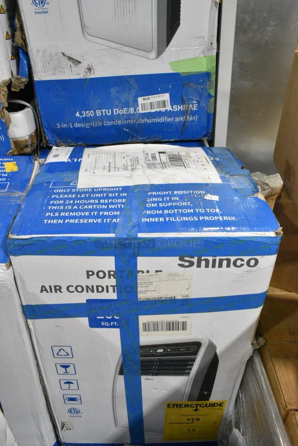 BRAND NEW SCRATCH AND DENT! Shinco SPF1-08C 4,350 BTU Portable Air Conditioner. - Image 1 of 2