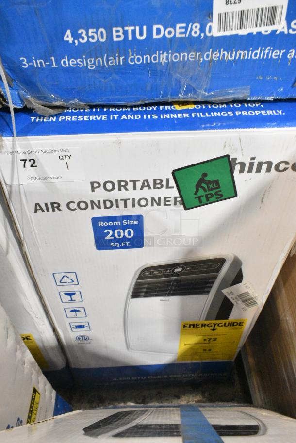 BRAND NEW SCRATCH AND DENT! Shinco SPF1-08C 4,350 BTU Portable Air Conditioner. - Image 1 of 2