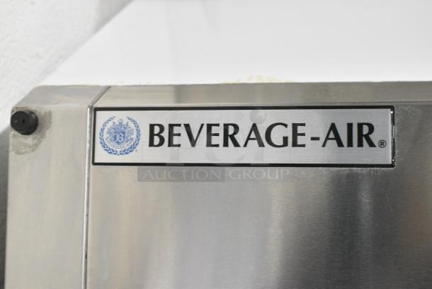 BRAND NEW SCRATCH AND DENT! Beverage Air SMF49HC-1-W Metal Commercial Milk Cooler on Commercial Casters. 115 Volts, 1 Phase. Tested and Working! - Image 2 of 8