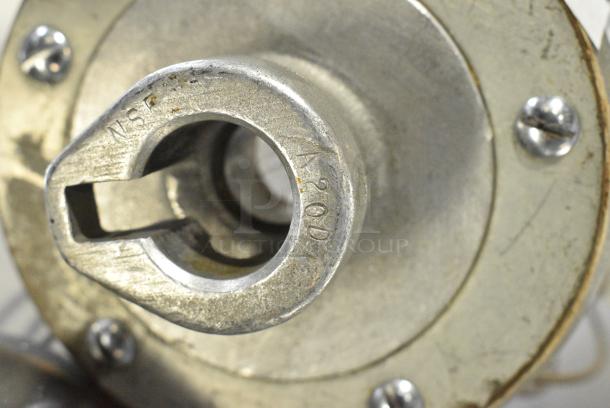 2 Metal Attachment for Hobart Mixer; A20 20 Quart Whisk and Dough Hook. 2 Times Your Bid! - Image 3 of 5