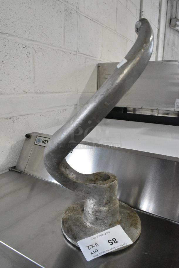 2 Metal Attachment for Hobart Mixer; A20 20 Quart Whisk and Dough Hook. 2 Times Your Bid! - Image 4 of 5