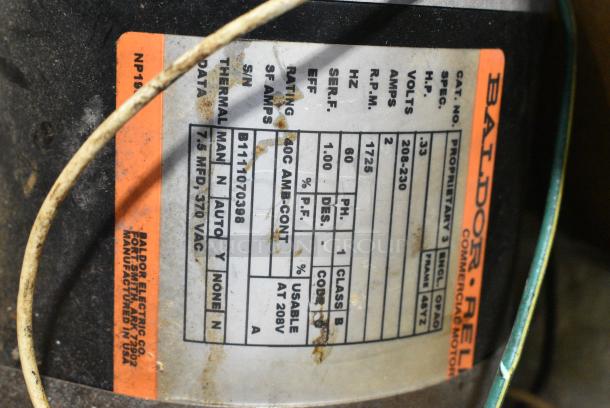 5KCP33BN9452LS Motor. 115 Volts, 1 Phase. - Image 4 of 5