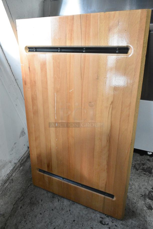 BRAND NEW SCRATCH AND DENT! Lancaster Table and Seating Wood Pattern Tabletop - Image 3 of 3