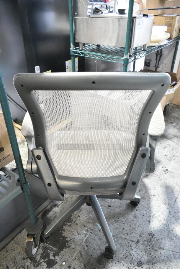 Gray Office Chair on Casters. - Image 2 of 3
