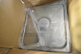 BRAND NEW! Box of 12 Choice 2/3 Size Stainless Steel Drop In Bin Lids
