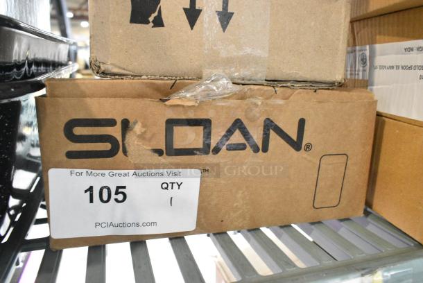 BRAND NEW SCRATCH AND DENT! 5093080153 Sloan 3080153 Regal Chrome Single Flush Exposed Manual Water Closet Flushometer with Top Spud Fixture Connection and XL Sweat Solder Adapter Kit - 3.5 GPF - Image 2 of 4