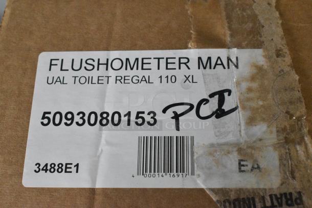 BRAND NEW SCRATCH AND DENT! 5093080153 Sloan 3080153 Regal Chrome Single Flush Exposed Manual Water Closet Flushometer with Top Spud Fixture Connection and XL Sweat Solder Adapter Kit - 3.5 GPF - Image 4 of 4