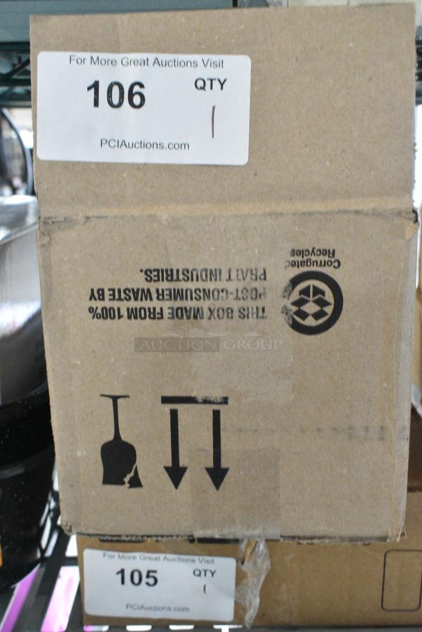 BRAND NEW SCRATCH AND DENT!  Box of 2 55096711AHG Anchor Hocking 96711AHG17 Montana 64 oz. Mini Jar with Black Metal Lid - - Image 2 of 6