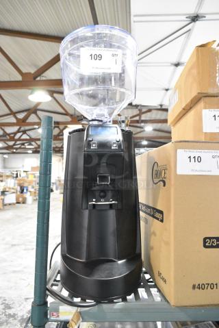 BRAND NEW SCRATCH AND DENT! Nuova Simonelli MDJ On Demand Grinder. 110-120 Volts, 1 Phase. Tested and Powers On But Parts Do Not Move