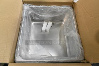 BRAND NEW SCRATCH AND DENT! Box of 6 Choice 4070162 2/3 Size 6" Deep Anti-Jam Stainless Steel Steam Table / Hotel Pan - 24 Gauge